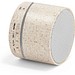 RE-LINEU. Lautsprecher mit 3W und 4h30m Akkulaufzeit aus Strohfaser Recyceltes ABS (100% rABS), Natur