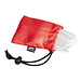 Regenponcho aus RPET, rot