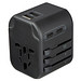 Reiseadapter Maracena,schwarz