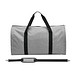Reisetasche MILANO mit integriertem Kleidersack,grau, schwarz