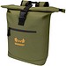 Resi Plus 15 GRS-recycelter Rolltop Rucksack 18 L, waldgrün