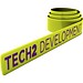 RFX™ 44 cm reflektierendes TPU Schnapparmband, neongelb