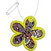 RFX™ H-13 reflektierender PVC-Anhänger Blume, neongelb