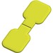 RFX™ M-10 Quadratischer, reflektierender TPU-Magnet, neongelb