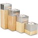 ROMINOX® 4er Teelicht-Set // Luce, braun