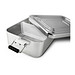 ROMINOX® Lunchbox Quadra, silber glänzend