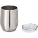 RONDE. Reisebecher aus Edelstahl 400 ml, Satinsilber