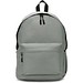 ROSARIO. Klassischer Rucksack mit zeitlosem Design aus recyceltem 600D Polyester, Hellgrau