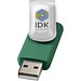 Rotate Doming USB-Stick, grün, 1GB
