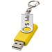 Rotate mit Schlüsselanhänger USB-Stick, gelb, 32GB