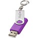 Rotate mit Schlüsselanhänger USB-Stick, lila, 1GB