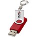 Rotate mit Schlüsselanhänger USB-Stick, rot, 1GB