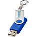 Rotate mit Schlüsselanhänger USB-Stick, royalblau, 64GB