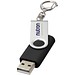 Rotate mit Schlüsselanhänger USB-Stick, schwarz, 64GB
