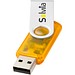 Rotate Transculent USB-Stick, orange, 64GB