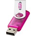 Rotate Transculent USB-Stick, rosa, 1GB