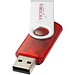 Rotate Transculent USB-Stick, rot, 64GB