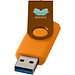 Rotate USB-Stick 3.0 aus Metall, orange, 128GB