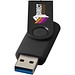 Rotate USB-Stick 3.0 aus Metall, schwarz, 64GB