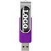 Rotate USB-Stick 3.0 mit Doming, lila, 128GB