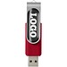 Rotate USB-Stick 3.0 mit Doming, rot, 128GB