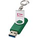Rotate USB-Stick 3.0 mit Schlüsselanhänger, grün, 128GB
