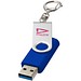 Rotate USB-Stick 3.0 mit Schlüsselanhänger, royalblau, 64GB