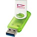 Rotate USB-Stick 3.0 transparent, grün, 64GB