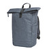 HALFAR Rucksack Circle aus rPET, blau-grau meliert