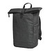 HALFAR Rucksack Circle aus rPET, schwarz meliert