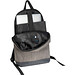 Rucksack mit integriertem LED Licht, grau
