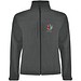 Rudolph Softshelljacke Unisex, Dark Lead, 3XL