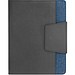 RUSSEL. Notizbuch A5 aus PU und Polyestergewebe mit Magnetverschluss mit unbedruckte Seiten, Blau