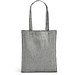 RYNEK. Tragetasche aus recycelter Baumwolle (70%), polyester (30% rPET) (140 g/m²), Schwarz