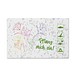 Samenpapier Visitenkarten, Blumenmischung, 2-seit. Druck
