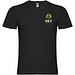 Samoyedo T-Shirt mit V-Ausschnitt für Herren, schwarz, XL