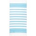 SARDENHA. Strandtuch aus Baumwolle (70% recycelt) und Polyester (30% recycelt) (180 g/m²), Hellblau