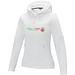 Sayan Kapuzenpullover mit halbem Reißverschluss für Damen, weiß,  L