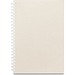 SCHILLER. Notizblock A5 mit flexiblem Cover, hergestellt aus 100 % Recyclingpapier, Hellgrau