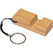 Schlüsselanhänger Bambushandyhalter, beige