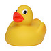 Schnabels® Bade-Ente Klassik mit Kulleraugen, klein, gelb/orange