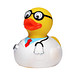 Schnabels® Bade-Ente Professor, bunt