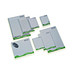 Schreibpapier-Set, 460-tlg., inkl. 4-farbigem Druck
