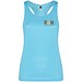 Schura Sport Top für Damen, türkis, L