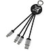 SCX.design C16 Kabel mit Leuchtlogo, schwarz