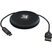 SCX.design C18 Travel Ladekabel mit Leuchtlogo, schwarz