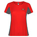 Shanghai Sport T-Shirt für Damen, rot / Dark Lead, XL