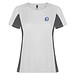 Shanghai Sport T-Shirt für Damen, weiß / Dark Lead, 2XL