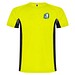 Shanghai Sport T-Shirt für Herren, Fluor Yellow / schwarz, 2XL