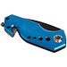 Sicherheitsmesser mit Gurtschneider und Nothammer, blau